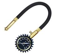 TOYZFRIENDY Medidor de Presión Neumáticos con Manguera Resistente y Dispositivo Reductor de Aire para Coche Inflador Portátil para Evitar Pinchazos Fácil de Usar y Leer