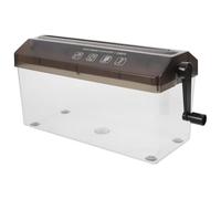 TOYZFRIENDY Mini Trituradora Manual de Papel Portátil para Oficina y Hogar Silenciosa con Manivela Segura para Destruir Documentos Sensibles