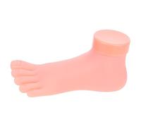 TOYZFRIENDY Modelo de Pie para Práctica de Manicura en Vinilo Buena Elasticidad y Peso Ligero, Herramienta Adecuado para Mejorar Habilidades en Arte de Uñas