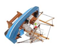 TOYZFRIENDY Modelo De Vela Simulado Decoración del Hogar Modelos De Mini Figura De De Madera Decoración De Barco De Madera