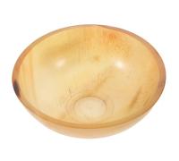 TOYZFRIENDY Moldeador Corporal de Cuerno de Buey para Masaje Gua Sha, Tabla de Raspado Muscular Multifuncional, Cuenco de 7,5 Cm para Afeitado y Automasaje Corporal, Herramienta Duradera