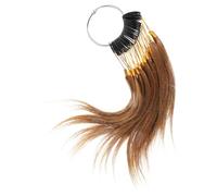 TOYZFRIENDY Muestras De Prueba De Cabello Real 30 Unidades Tamaño Estándar Para Peluquería Profesionales Estudiantes Estética Salón De Belleza Color Marrón Oscuro 6°