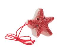 TOYZFRIENDY Ocarina en Clave C en Forma de Estrella de Mar 6 Agujeros de Cerámica Instrumento Musical Fácil de Aprender, Adecuado para Diversión al Aire Libre y Reuniones Familiares