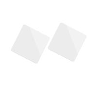 TOYZFRIENDY Panel de Espejo Acrílico Reflectante para Fotografía 2 Piezas 20X20 CM Blanco Accesorio para Fondo de Joyería y Maquillaje Superficie Lisa Doble Cara para Sesiones Fotográficas