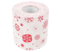 TOYZFRIENDY Papel Higiénico Navideño Decorativo Estampado de Calcetines 1 Rollo de Papel de Seda para Baño Servilletas Decoupage Adecuado para Decoración Festiva Navideña