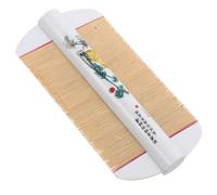 TOYZFRIENDY Peine De Bambú Peine De Dientes Para Cabello Fino De Doble Cara Herramienta Para Mascotas Seco y Húmedo Cuidado Del Cabello Para Mujeres y Hombres