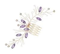 TOYZFRIENDY Peine para Cabello Vintage con Cristales de Imitación Accesorio Nupcial para Novia y Damas de Honor Complemento Elegante para Bodas y Fiestas