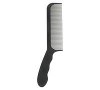 TOYZFRIENDY Peine Profesional para Cortar el Cabello Pequeño Negro 1 Unidad Peine Plano de Abs Resistente para Hombres Cabello Corto Cuidado Diario
