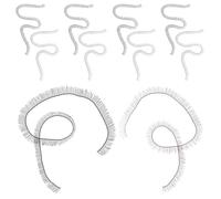 TOYZFRIENDY Pestañas Postizas para Muñecas Artesanales 04X20 CM Set 20 Unidades 10 Negras 10 Marrones Accesorio DIY para Muñecas Reborn y Manualidades de Amigurumi