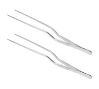 TOYZFRIENDY Pinzas para Eliminar Cerumen de Acero Inoxidable 26 CM Juego de 2 Piezas con Punta Curva para Limpieza Precisa y Segura del Oído Herramienta Higiénica para Cuidado Auditivo y