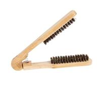TOYZFRIENDY Plancha de Pelo Peine, Cepillo de Madera Diseño V para Alisar el Cabello, Herramienta de Estilizado Profesional