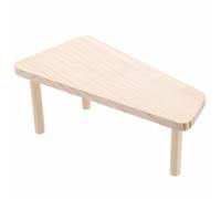 TOYZFRIENDY Plataforma para Hámster de Madera Maciza, Doble Piso, Soporte para Jaula Pequeña, Accesorio de Paisaje para Mascotas Pequeñas, Juguete de Escalada para Ejercicio y Entretenimiento