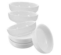 TOYZFRIENDY Platos Redondos de Cerámica de Color 8x2,5 Cm para Condimentos Pequeños, Cuencos para Salsa, Aptos para Fiesta y Aperitivos, Juego de 6 Unidades