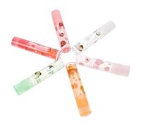 TOYZFRIENDY Pomada Labial Transparente Hidratante 6 Unidades Sabor a Frutas, Brillo Labios Frutas, Protege e Hidrata Eficazmente, Apto Para Niños y Adultos, Cuidado Diario De Labios