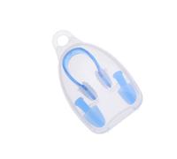 TOYZFRIENDY Protector de Nariz y Tapones de Oído para Natación Silicona Ajustable Kit Unisex para Adultos Color Azul Equipo Deportivo Acuático Resistente y Cómodo