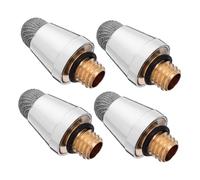 TOYZFRIENDY Puntas de Repuesto de Fibra Conductora de 5mm para Lápices Capacitivos Tela Metálica Plateada, Alta Compatibilidad y Fácil Instalación para Dispositivos Táctiles, Paquete de 4