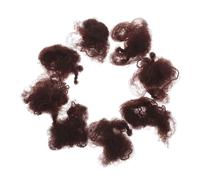 TOYZFRIENDY Red Cabello Elástica de Malla Invisible 100 Piezas Tamaño 7mm-50cm Color Marrón Oscuro para Mujeres Moños Ballet y Danza Ajuste Cómodo Borde Elástico