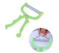 TOYZFRIENDY Removedor de Facial Manual Depiladora Rostro con Resorte para Cejas y Mejillas Herramienta para Eliminar No Deseado y Dejar Suave Seco y Húmedo Color Verde