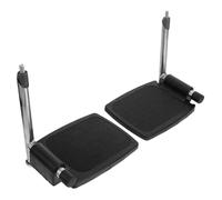 TOYZFRIENDY Reposapiés de Rueda de Pédales Elevadores Ajustables de Aluminio Accesorios Prácticos y Duraderos para Sillas de Instalación y Compatible con Diversos
