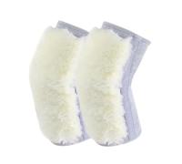 TOYZFRIENDY Rodilleras Térmicas de Cachemira para Invierno Talla L 100-150 Kg Protección Acolchada y Transpirable para Rodillas Calentador Cómodo para Deporte y Uso Diario