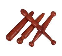 TOYZFRIENDY Rodillos de Masaje de Pies de Madera 4 Piezas Bordes Suaves para Estimular la Circulación y Aliviar el Estrés Corporal y Podal