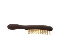 TOYZFRIENDY Sandalwood Head Massager Comb Wooden Scalp Exfoliator Wide Tooth Detangling Brush With Double Row Pins For Women Men Long Thick Wet Dry Hair