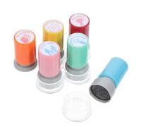 TOYZFRIENDY Set de 6 Mini Sellos de Maestro en Pvc Función de Elogio y Ánimo, Ideales para Corregir Tareas en Entornos Educativos
