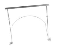 TOYZFRIENDY Soporte Diseño Armónica Mástil de Metal para de Ajustable Estructura Plata Resistente y Colgante para Armonicas de 24 Orificios, Adecuado para Práctica y Viaje