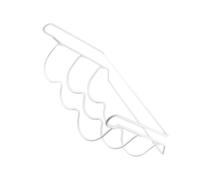 TOYZFRIENDY Soporte para Botellas De Vino para Estante De Refrigerador, Estante Metálico Blanco, Resistente De Hierro, Optimización De Espacio, Almacenamiento Organizado para Cocina