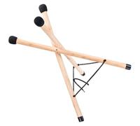 TOYZFRIENDY Soporte Plegable Lengua de Madera Diseño Trípode, Estructura Estable y Fácil de Transportar para Instrumentos Musicales