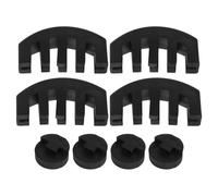 TOYZFRIENDY Sordina de Práctica para Violín de Goma 8 Piezas 4 Estilo Garra 4 Redondas Silenciador para Violín Tamaño Completo Accesorios para Ensayo Silencioso en Apartamento