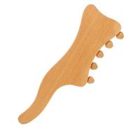 TOYZFRIENDY Tabla de Masaje Guasha de Madera de Haya para Cuerpo Relajante y Ligera Herramienta Portátil para Alivio Muscular Casa Oficina o Viaje Mejora Circulación y Tensión