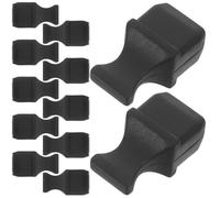 TOYZFRIENDY Tapones Antipolvo para Puerto Sfp de Silicona Negra Asa Bloqueador de Puertos para Conmutadores y Routers 30 Unidades Protector de Interfaz de Red para Mantenimiento y Conexión