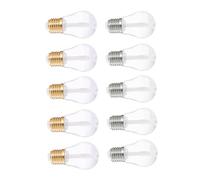 TOYZFRIENDY Tubos De Brillo Labial Vacíos 10 Unidades Tamaño Mini Forma De Bombilla, Material Transparente, Tapa Anti Fugas, Para Diy Bálsamo Labial, Uso Portátil Para Viajes y Maquillaje Diario