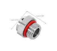 TOYZFRIENDY Válvula de Respiradero Hidráulico Inoxidable Resistente al Agua con Macho Npt Diseño Compacto y Automático de Presión para Equipos y Maquinaria Pesada