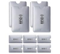 TOZBLEU 10 pcs custodie RFID Blocker, RFID Card Protector, Fundas para Tarjetas Credito Credit Card Protector Protector Tarjetas Credito Anti Fraude Protección,Funda Tarjeta Credito Anti NFC