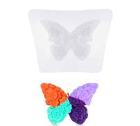 TOZBLEU 1pcs Molde de silicona con forma de mariposa,moldes de resina de silicona para moldear resina, moldes para manualidades y manualidades, adecuados para hecho a mano