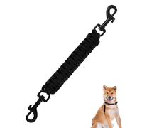 TOZBLEU Collar de perro con clip de seguridad de metal de doble extremo, conector de correa hecho a mano, cordón trenzado, Conector de Correa de Cierre de Doble Extremo
