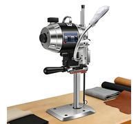 TozMvi Máquina Cortadora De Tela con Cuchilla, Tijeras Verticales para Tela, Cortadora Eléctrica De Tela De 1100w/1200w, Máquina Cortadora De Tela De Cuero con Luz 110mm