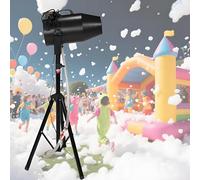 TozMvi Máquina De Espuma para Fiestas, Máquina De Burbujas De 1000 W, Máquina De Espuma con Efecto De Escenario, Máquina De Pulverización De Espuma para Jardines, Piscinas, Interiores