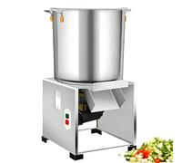 TozMvi Picadora De Verduras Eléctrica Profesional De 1800 W, Procesador De Alimentos Comercial con Puerto De Alimentación Grande, Cortador De Forraje Multifunción De 3500 RPM para Ganado