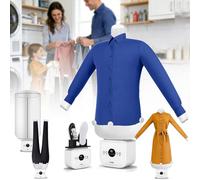TozMvi Planchadora De Camisas Inflable Profesional, Plancha De Vapor Automática, Quitaarrugas para Camisas, Secado Rápido En 8 Minutos, para Camisas, Pantalones, Zapatos Y Faldas.