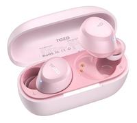 TOZO A1 Auriculares Inalámbricos Bluetooth 5.3 con ORIGX Acústico 30H Reproducción EQ Ajuste Ultraligero USB Tipo C IPX5 (Rosa D'oro)