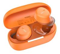 TOZO A1 Auriculares Inalámbricos Bluetooth 5.3,ORIGX Acústico,32H Reproducción,32 EQs,Ultraligero, USB Tipo C,IPX5, Sonido Estéreo, Larga Duración - para Deporte y Viajes,Naranja