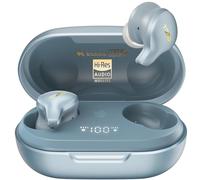 TOZO Golden X1 Auriculares Inalámbricos Bluetooth 5.3 con Híbrida ANC Llamada ENC Ajuste EQ 32H Reproducción Soporta Carga Inalámbrica USB Tipo C IPX6 Estrella Azul