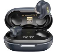 TOZO Golden X1 Auriculares Inalámbricos Bluetooth 5.3 con Híbrida ANC Llamada ENC Ajuste EQ 32H Reproducción Soporta Carga Inalámbrica USB Tipo C IPX6 Azul Cósmico