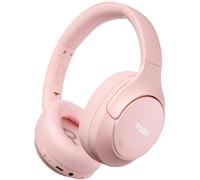 TOZO HT3 Cascos Inalámbricos Bluetooth 6.0, Híbrida ANC Audio Espacial, Chat IA con 5 Mics, 90H Reproducción, 32 EQ Conexión Multipunto, 3.5mm AUX Audio Cable y USB Tipo C, Rosa