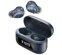 TOZO NC9 Auriculares Inalambricos Bluetooth 5.3,45dB ANC Híbrido Adaptativo | 60H batería pantalla, OrigX 2.0 Inmersivo, 32 EQs, 6 Mics ENC, Modo Transparente, IPX8, ajuste cómodo para oficina y deporte
