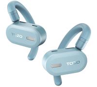 TOZO O2 Auriculares Inalámbricos Bluetooth 5.3 con ENC Llamada 14.2mm Controlador ORIGX Acústico 5 EQ Selección 42H Reproducción Gancho Rotatorio USB Tipo C Azul