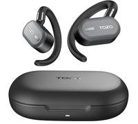 TOZO O2 Auriculares Inalámbricos Bluetooth 5.3 con ENC Llamada 14.2mm Controlador ORIGX Acústico 5 EQ Selección 42H Reproducción Gancho Rotatorio USB Tipo C Negro